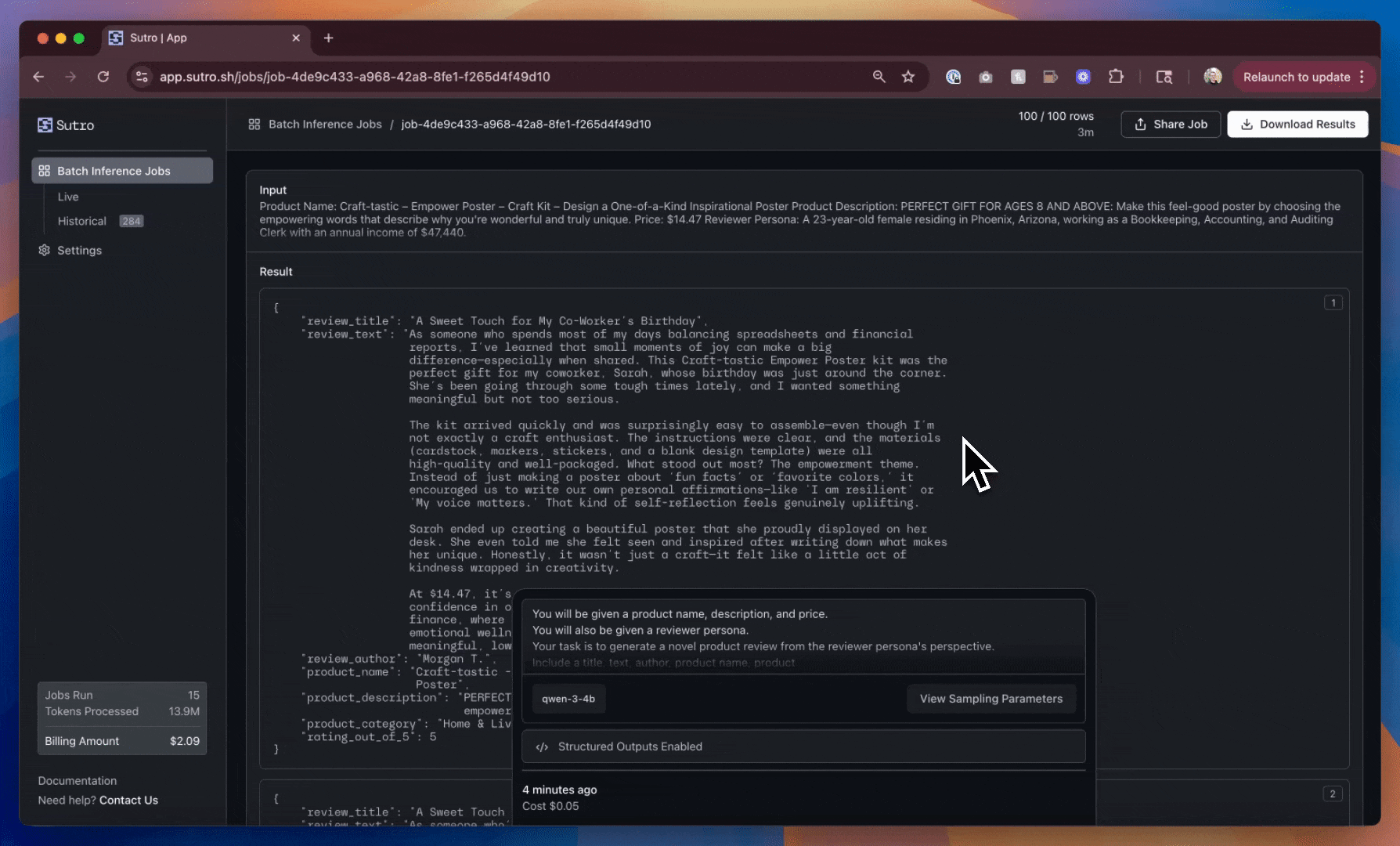 Sutro Web UI